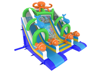 Ocean Slide 3m Platform (2 Lanes)