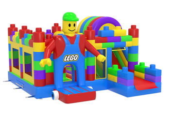 Multiplay Lego Bouncy Castle