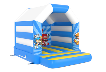 A Frame Car Racing Bouncy Castle