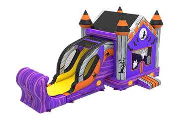 Halloween Slide Combo Bouncy Castle