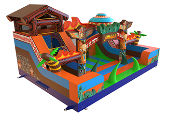 Fun City Jungle Bouncy Castle