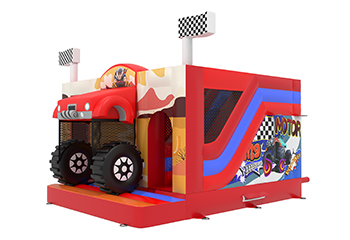 Slide Combo Monster Truck Bouncy Castle