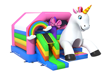 Slide Combo Unicorn Bouncy Castle