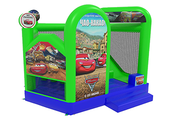 Slide Combo Car Racing Bouncy Castle