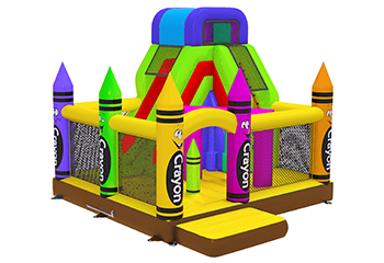 Funcity Crayon Bouncy Castle