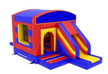 Slide Combo Multi Color Bouncy Castle