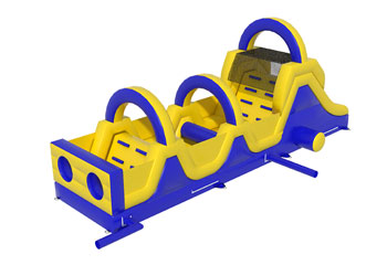 Blue & Yellow Obstacle Course