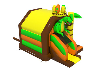 Slide Combo Dinosaur Bouncy Castle