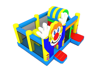 Slide Combo Clown Bouncy Castle