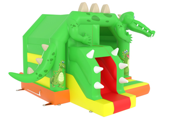 Slide Combo Crocodile Bouncy Castle