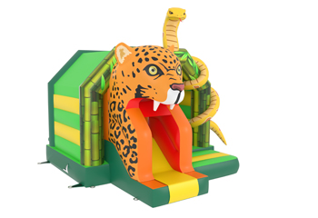 Slide Combo Tiger King Bouncy Castle