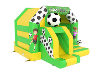 Slide Combo Football Bouncy Castle