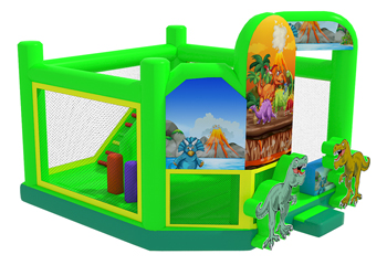 Slide Combo Dinosaur Bouncy Castle