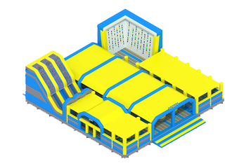 Inflatable Park Blue/Yellow 256