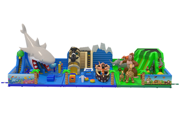 Inflatable Park Jungle Theme 360m²