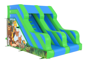 Dinosaur Inflatable Slide 2.4m Platform