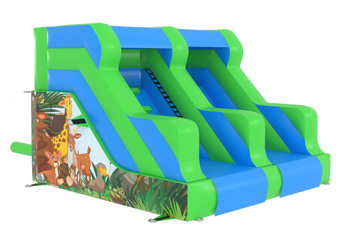 Animal Wolrd Inflatable Slide 1.5m Platform