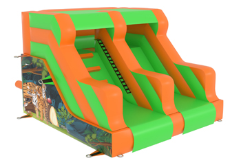 Animal World Inflatable Slide 1.5m Platform