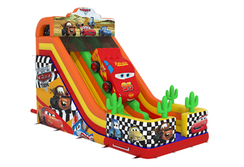 Car Racing Slide 4m Platform