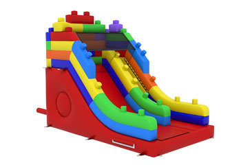 Inflatable Lego Slide 2.5m Platform