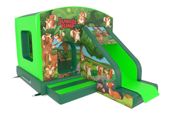 Slide Combo Jungle Bouncy Castle