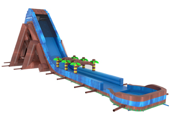 42.6ft Tropical Large Water Slide