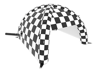 Spidertent black/white grid