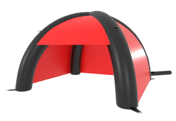 Spidertent red/black