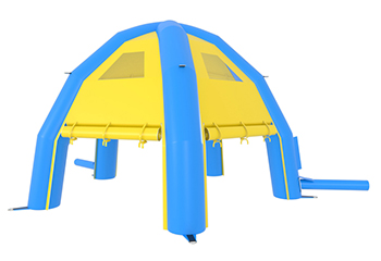 Spidertent blue/yellow