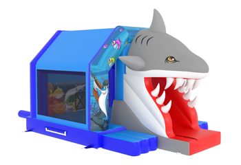 Slide Combo Shark Bouncy Castle