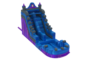 18ft Purple/Blue Marble Water Slide