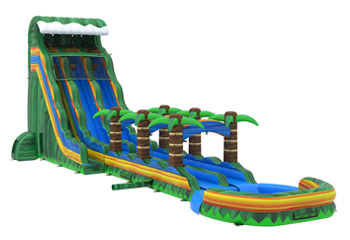 27ft Green Crush Tsunami Water Slide + Slip & Slide